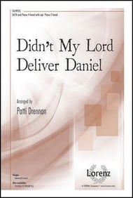 Didn't My Lord Deliver Daniel SATB choral sheet music cover Thumbnail